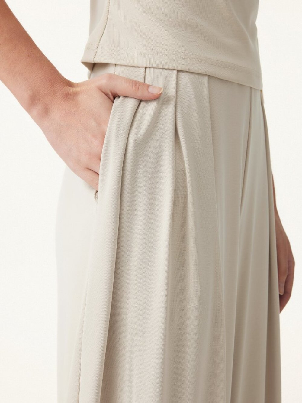 OGL Boatneck Batwing Top & Palazzo Pants Set | Morning Mist | S | NWT - Picture 11 of 16